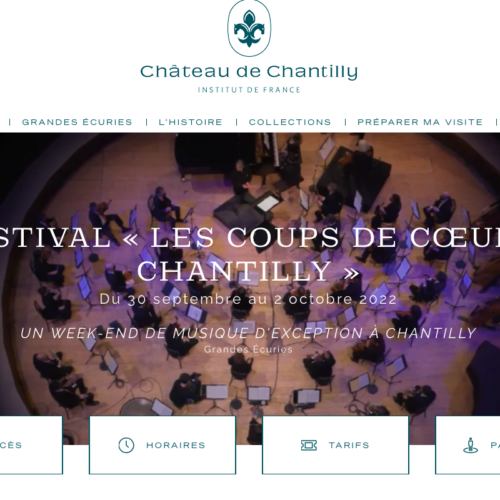 Coups de Coeur à Chantilly Martha Argerich sept/oct 2022
